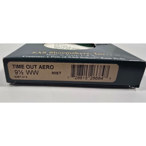 SAS Selfset Foot Beds - Men's 9½WW Self Adjusting Tripad Comfort Time Out Aero - Picture 3 of 3